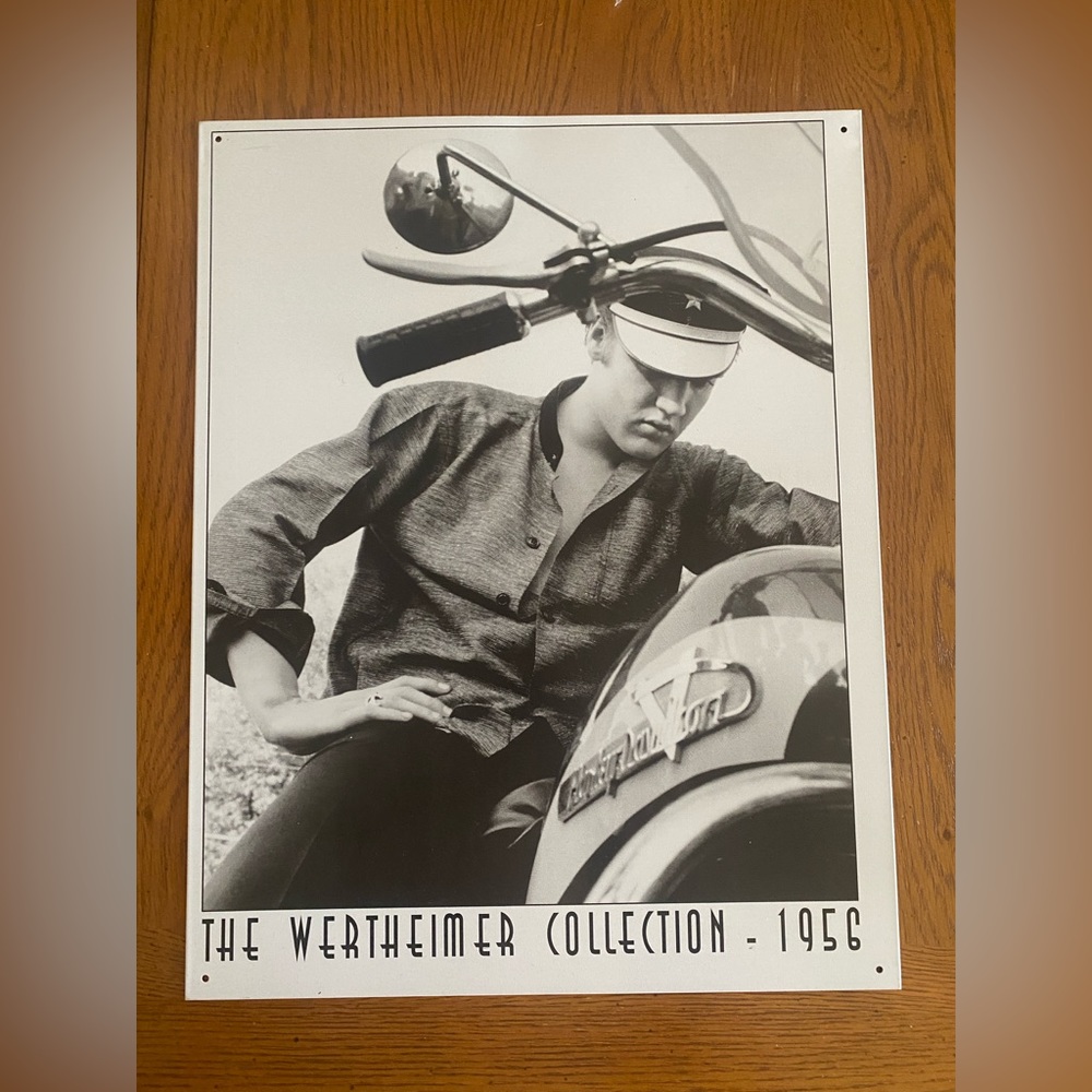 Elvis Presley Metal Wall Sign